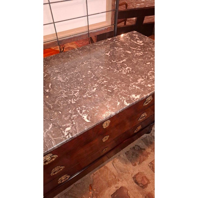 Restoration Chest of Drawers in Mahogany, 1890 For Sale - Image 4 of 8