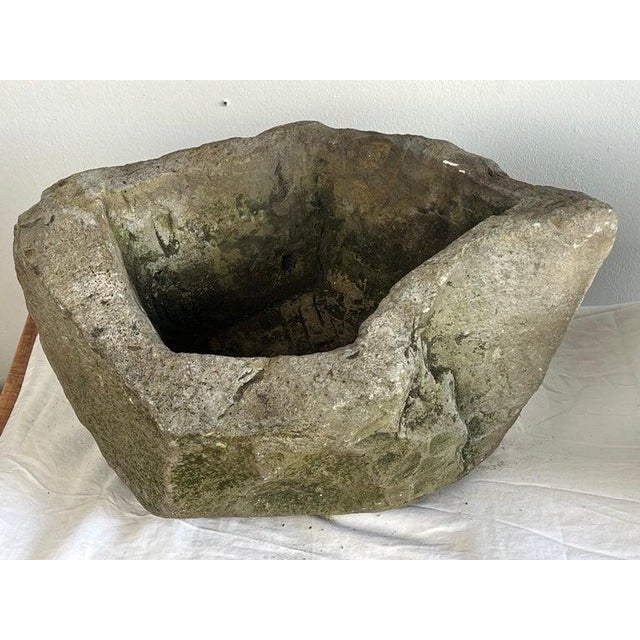 1960s Pair of Organic Rock Planters C. 1960's For Sale - Image 5 of 10