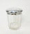 Here is an antique crystal biscuit jar with a sterling silver lid. The jar is a 12-sided polygon and measures...