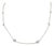 1.59 Ct Diamond by the Yard Necklace For Sale