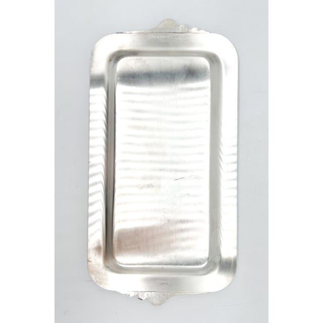 Vintage Gorham Silverplate Shell Handle Serving Tray — Coastal / Hollywood Regency For Sale In Houston - Image 6 of 10