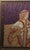 Oversized Vintage Andean Musicians Banana Leaf Mosaic Folk Art – Purple, Red & Cream For Sale In New York - Image 6 of 17