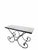 Mid 20th Century Hollywood Regency Stone Top Table With Sculptural Wrought Iron Scroll Base For Sale In Chicago - Image 6 of 8