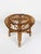 Mid-Century Italian Handcrafted Cane Bamboo & Rattan Stool in the style of Albini for Tito Agnoli, 1960s For Sale - Image 17 of 18