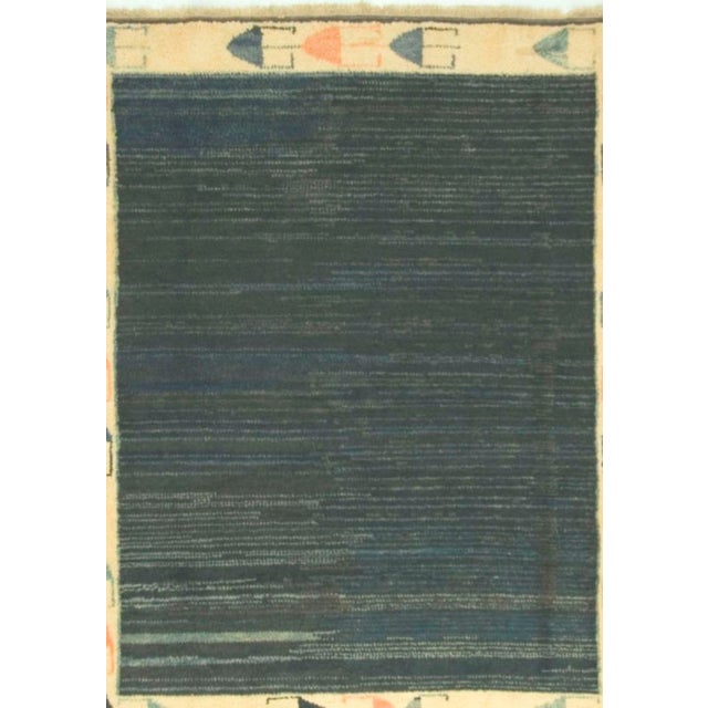 1960s Vintage Circa 1960 Gabbeh Rug 4ft 9in X 5ft 9in For Sale - Image 5 of 8
