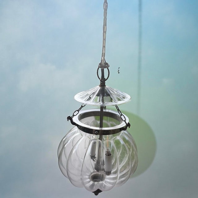 19th Century Belgian Crystal Glass Chandelier An authentic 19th century Belgian crystal glass chandelier featuring a...