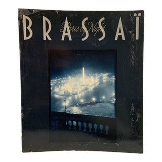 1987 Paris at Night by Brassai Photo Book For Sale
