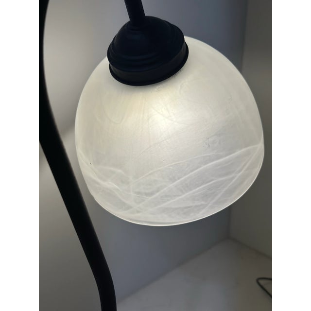 Pottery Barn Alabaster Patinated Metal Table Lamp Dimensions approximately