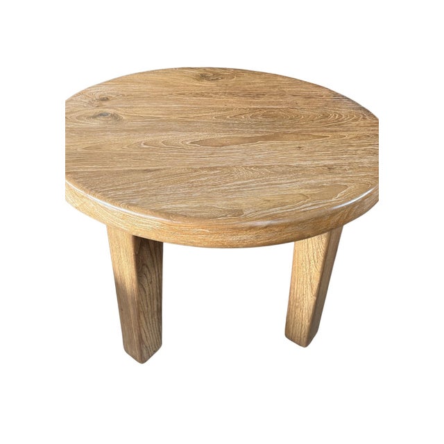Not Yet Made - Made To Order Sculptural Solid Teak Wood Dining Table With Expressive Natural Grain For Sale - Image 5 of 7
