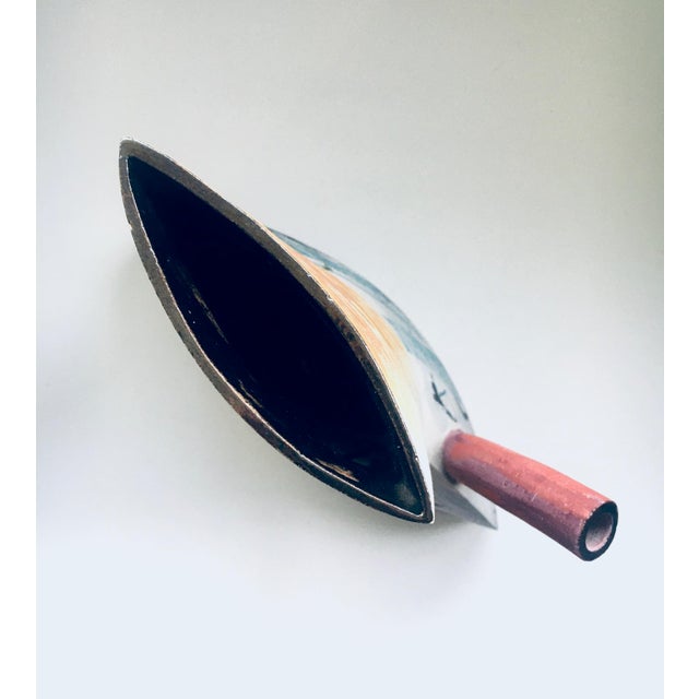 Postmodern Art Ceramic Decanter Vase from Tl, 1980s For Sale - Image 4 of 15