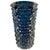 A spectacular Murano vase that stands out for its intense blue color. It is decorated using the rostratum technique, a...