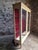 Cream Vintage French Glass Display Cabinet, 1960s For Sale - Image 8 of 18