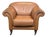 Modern English Leather Club Chair, 1990s For Sale