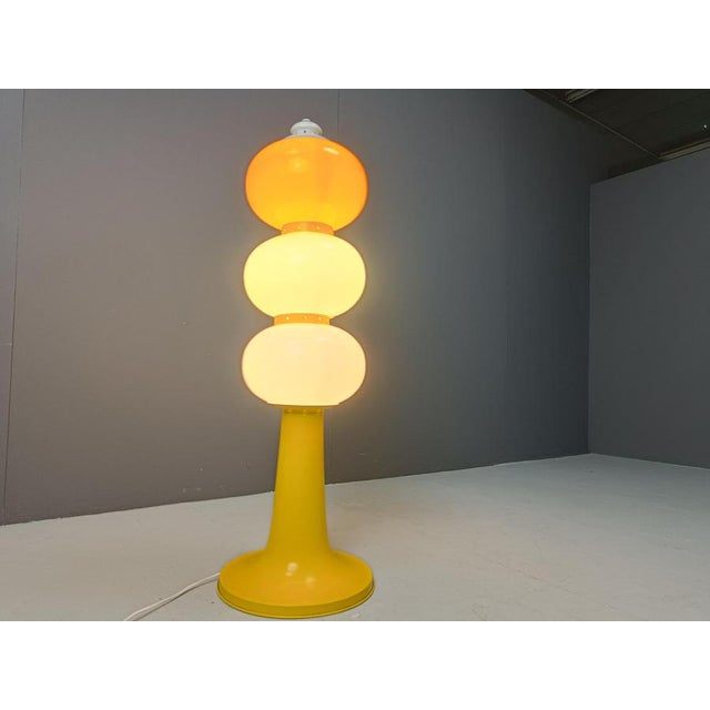 Mid-Century Italian Glass Floor Lamp, 1960s For Sale - Image 10 of 11