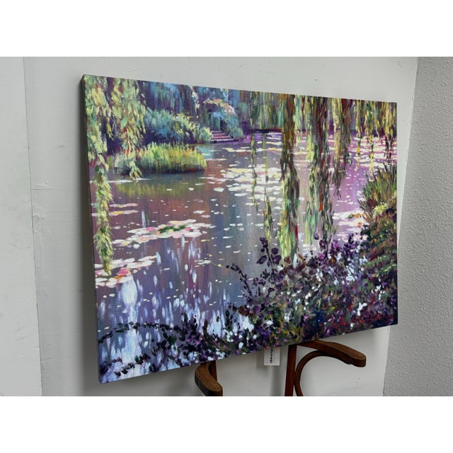 Impressionist David Lloyd Glover “Homage to Monet” Art Print For Sale - Image 3 of 12