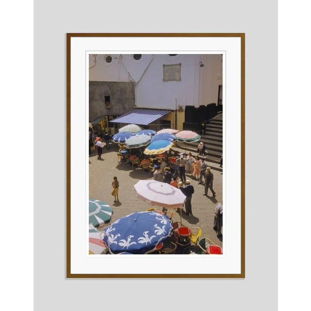 Toni Frissell, Street Cafés in Capri, 1959, C Print, Framed, in Flawless conditions. Designed 1950 to 1959 I have official...