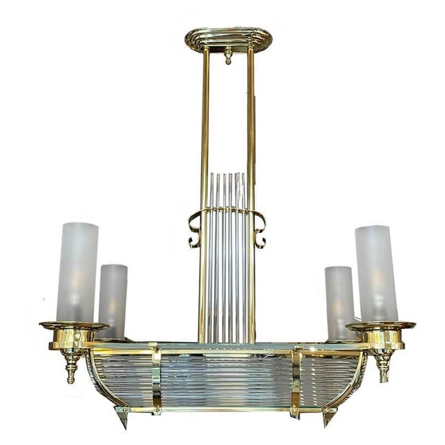 Art Déco Ceiling Lamp Petitot, 1930s For Sale - Image 4 of 15