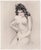 Louis icart (1888 - 1950) apple breasts (seins en pomme) from "the life of breasts" original colour etching and aquatint...