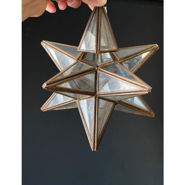 Vintage Star Hanging Lamps, 1970s, Set of 2 For Sale - Image 3 of 9