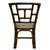 Vintage McGuire Chinese Chippendale Leather Wrapped Rattan Armchairs - A Pair For Sale - Image 9 of 10