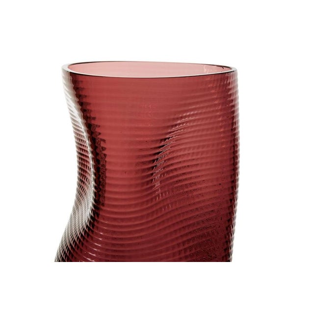 Coral Vase in Hand-Blown Glass from Cassina For Sale - Image 3 of 11