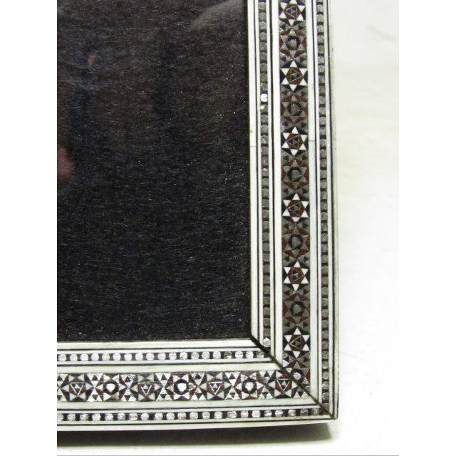 Antique Anglo Indian Micromosaic Inlaid Photo Frame For Sale - Image 9 of 13