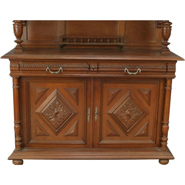 Antique French Carved Panel Doors Renaissance For Sale - Image 4 of 11