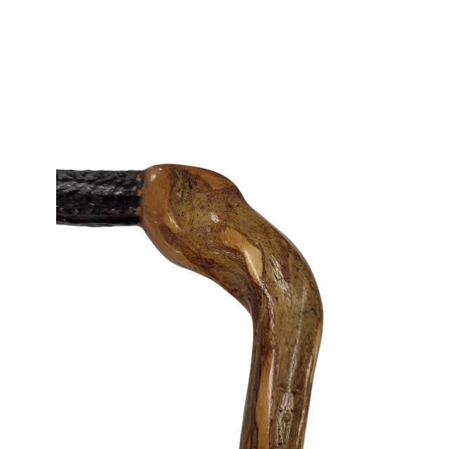 Almond Ironwood Walking Stick For Sale - Image 8 of 12