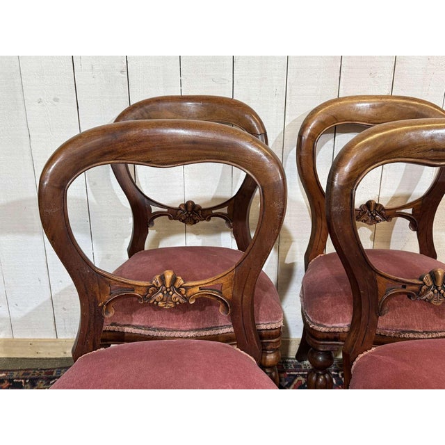 Victorian Mahogany English Chairs, 1970s, Set of 8 For Sale - Image 13 of 18