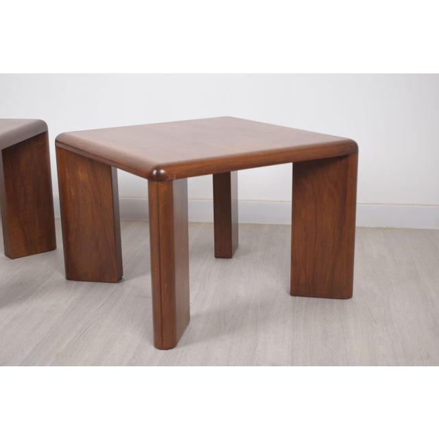 Wood Sapporo Coffee Tables from Mobili Girgi, 1970s, Set of 2 For Sale - Image 7 of 14