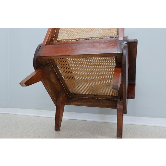 Mid-Century Modern Three-Seater Bench and Armchair in Teak, 1950s, Set of 2 For Sale - Image 10 of 18