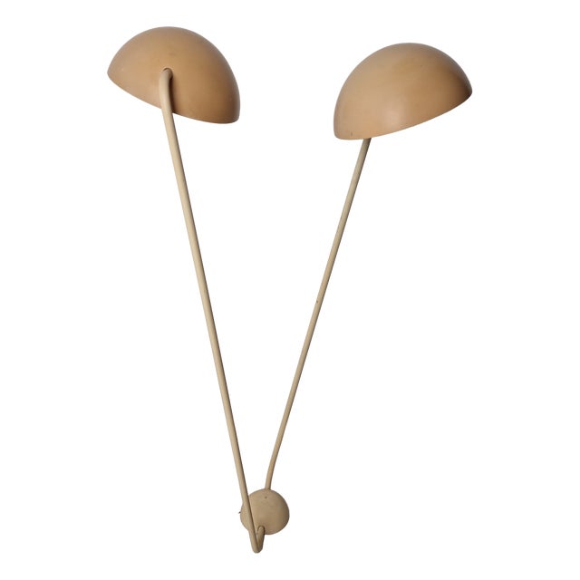 Bikini o Bikoni Wall Lamp in Beige Metal by Raul Barbieri and Giorgio Marianelli for Tronconi, 1980s For Sale