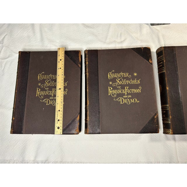 1900 - 1909 1902 Antique Books - Character Sketches of Romance... Complete Set of 4 For Sale - Image 5 of 12