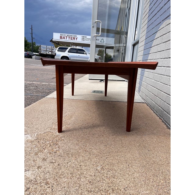 Finn Juhl for France & Son Made by Povl Dinesen Teak Coffee Table, Denmark, 1960s For Sale In Denver - Image 6 of 11