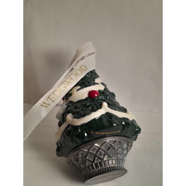 Ceramic Wedgwood Victorian Tree Christmas Tree Ornament For Sale - Image 7 of 12