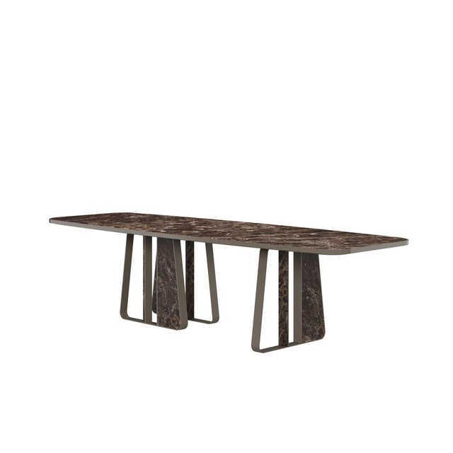 Stone Kenai Dining Table by Porus Studio For Sale - Image 7 of 14