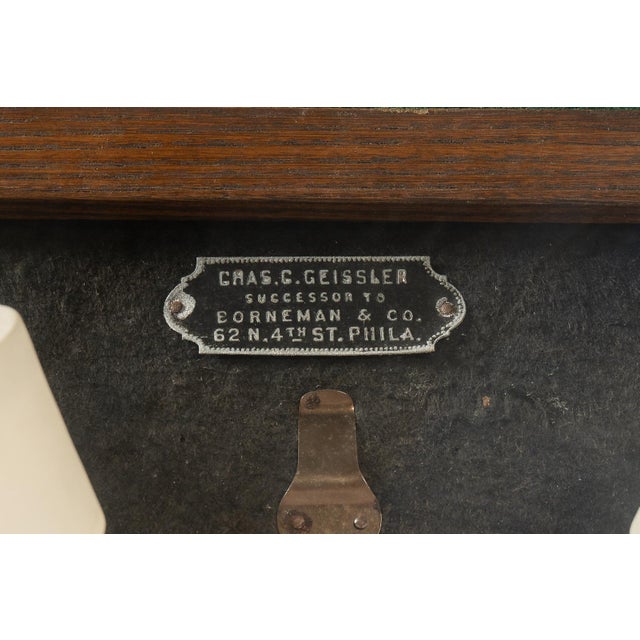 Early 20th C. Philadelphia Haberdashery Collar Display Case For Sale - Image 13 of 13