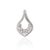 Art Deco Fine Moissanite Open Drop Pendant in 925 Sterling Silver - Caratandher For Sale - Image 3 of 15