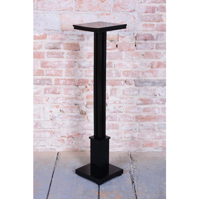 This pedestal is an excellent example of the transition between decorative Art Deco and emerging Functionalism in 1920s...