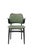 Gesture chair Canvas Black Beech Sage green by Warm Nordic Dimensions: D56 x W53 x H 80 cm Material: Teak or white oiled...