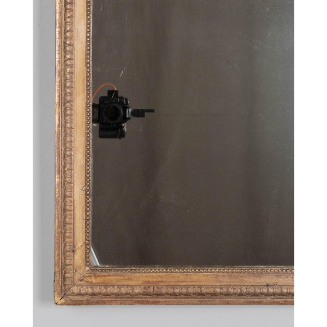 19th Century 19th Century Louis XVI Style Gilded Mirror For Sale - Image 5 of 12