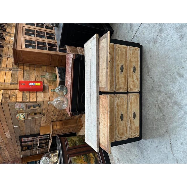 1940s Antique 6-Drawer Cabinet For Sale - Image 5 of 16