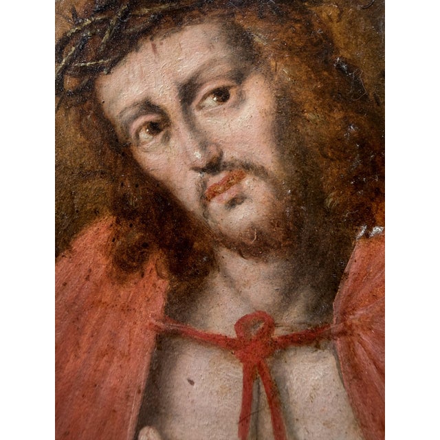 Italian Artist, Ecce Homo, Early 18th Century, Oil on Panel, Framed For Sale - Image 4 of 14