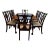 Kindel Furniture Phyfe-Style Dining Table and 8 Chippendale Chairs/Late 20th Century For Sale