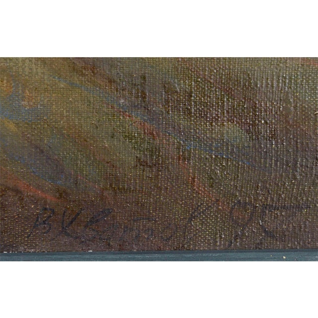 1990s Vasily Hvatov, in the Moonlight, 1997, Oil on Canvas For Sale - Image 5 of 7