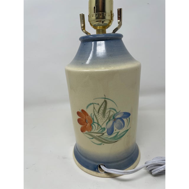 1930s 1930's Hand Painted Susie Cooper Lamp For Sale - Image 5 of 8