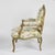 18th Century Painted French Armchair in Coraggio Fabric For Sale - Image 9 of 10