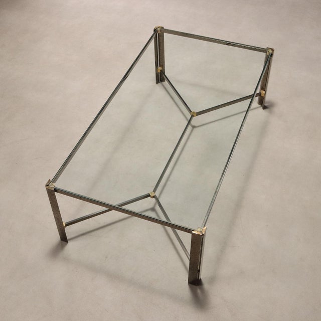 Metal Vintage Coffee Table, 1980s For Sale - Image 7 of 10