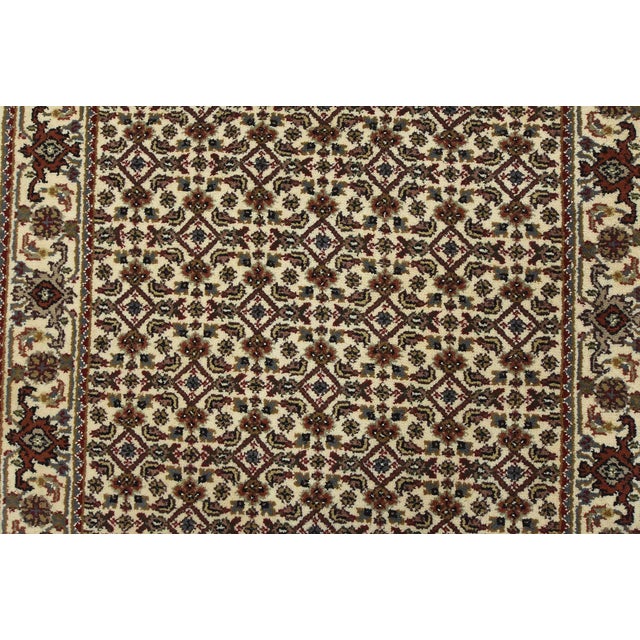 2020s Tabriz Mahi Runner 2’7” X 23’10” Ivory Wool Traditional Hand-Knotted Rug For Sale - Image 5 of 12