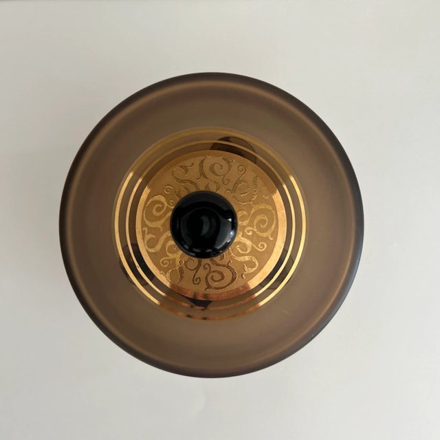 This decorative candy dish from Lipper and Mann (now known as Lipper International) is beautiful and dainty with its brown...